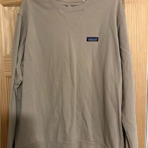 Patagonia Regenerative Organic Certified Cotton Crewneck Sweatshirt XL Tan